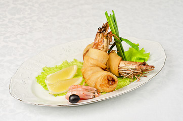 Image showing shrimps dish