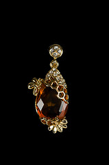 Image showing pendant closeup with big gem