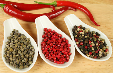 Image showing Pepper and chili