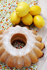 Image showing lemon pound cake