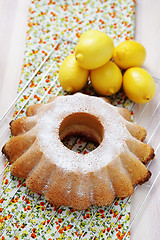 Image showing lemon pound cake