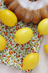 Image showing lemon pound cake