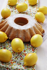 Image showing lemon pound cake