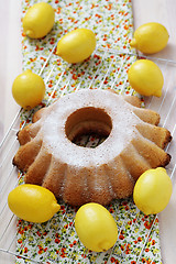 Image showing lemon pound cake