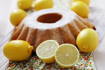 Image showing lemon pound cake