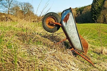 Image showing old barrow