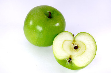 Image showing Apples on white