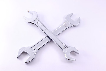 Image showing Set of mechanical metal keys