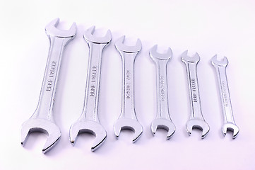 Image showing Set of mechanical metal keys