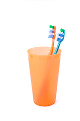 Image showing Tooth brushes