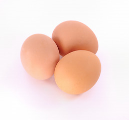 Image showing Hens eggs