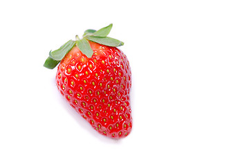 Image showing Strawberry on white