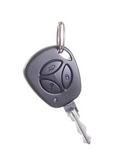 Image showing Car's key on white background