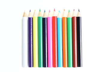 Image showing Some color pencils