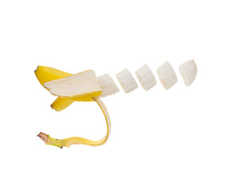 Image showing Sliced banana