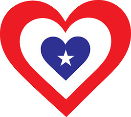 Image showing America Heart