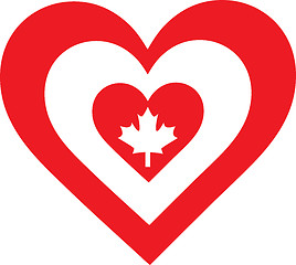 Image showing Canada Heart
