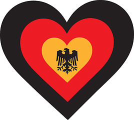 Image showing Germany Heart