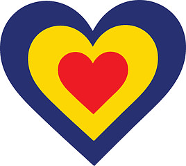 Image showing Romania Heart