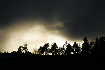 Image showing Dramatic sky