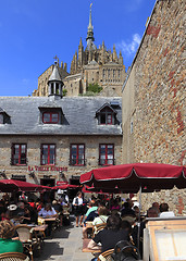 Image showing Restaurant at Mt.St.Michel