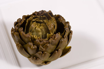 Image showing Steamed artichoke