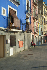 Image showing Colorful facades