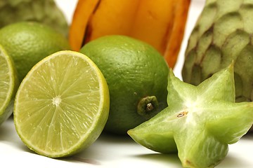 Image showing exotic fruits