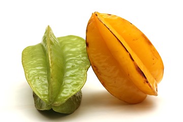 Image showing isolated star fruits