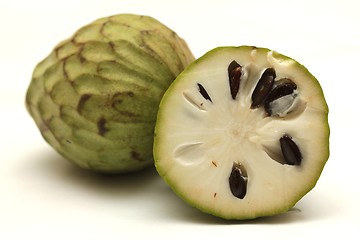 Image showing isolated cherimoya fruit