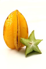 Image showing isolated star fruits