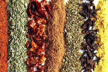 Image showing mixed lines from spices texture