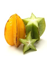 Image showing isolated star fruits