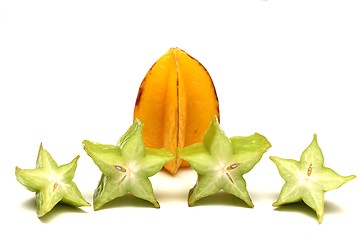 Image showing isolated star fruits