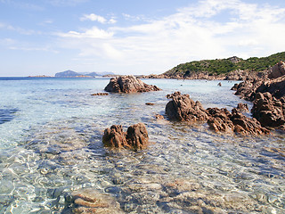 Image showing Beach of Prince Emerald Coast