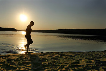 Image showing summer sunset