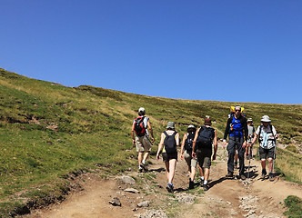 Image showing Hikers