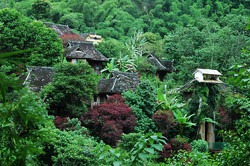 Image showing Tropic village