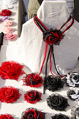 Image showing Special jewelry for women rose flowers market fair 