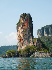 Image showing Cliff near Railay Beach.