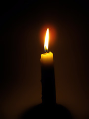 Image showing burning candle