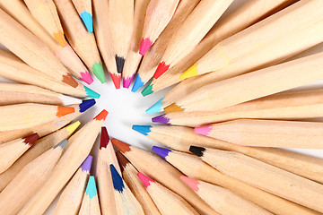 Image showing color crayons