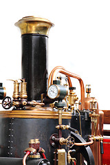 Image showing detail of old steam machine