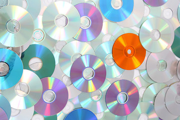 Image showing CD and DVD background 