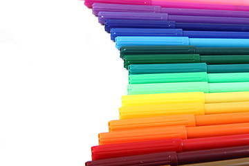 Image showing color felt tip pens