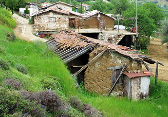 Image showing Old houses. Ayia Marina village. Cyprus