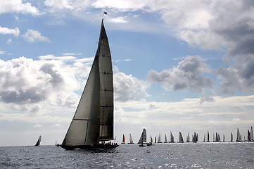 Image showing sailing competition