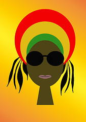 Image showing Rastafarian