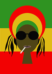 Image showing Rastafarian