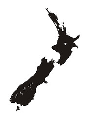 Image showing new zealand map